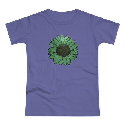 Green Flower Women's T-shirt