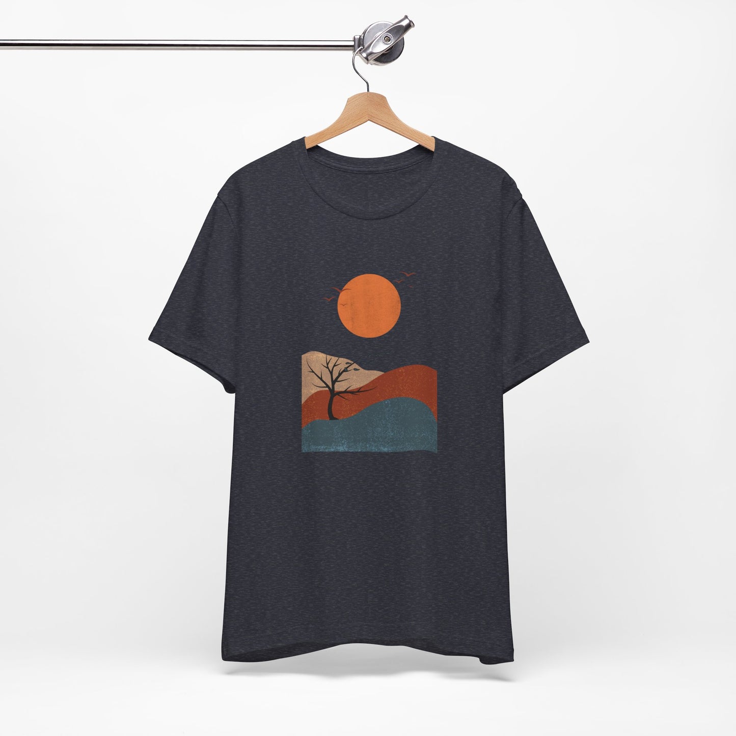 Orange Sunset Jersey Short Sleeve Tee