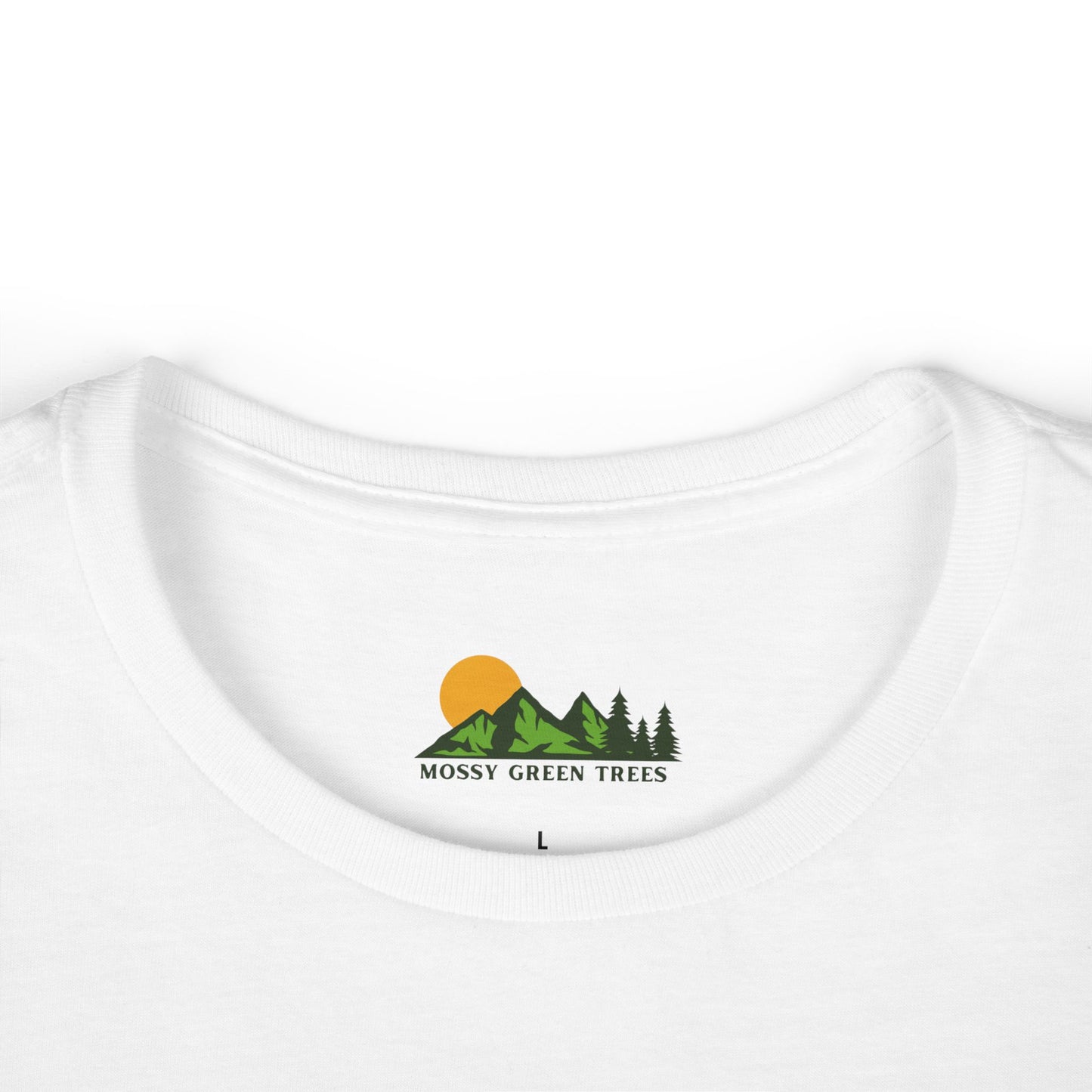 Women’s Mountain Landscape Tee — Retro Forest Graphic T-Shirt