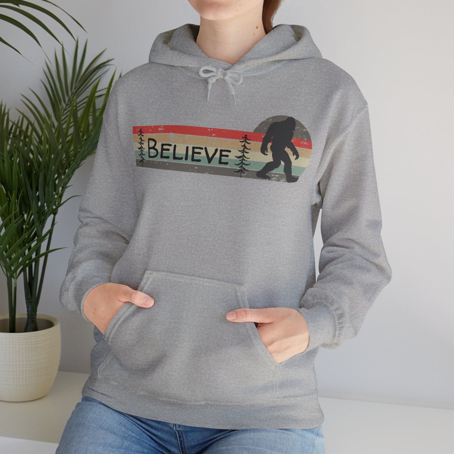 Bigfoot Believe Hooded Sweatshirt