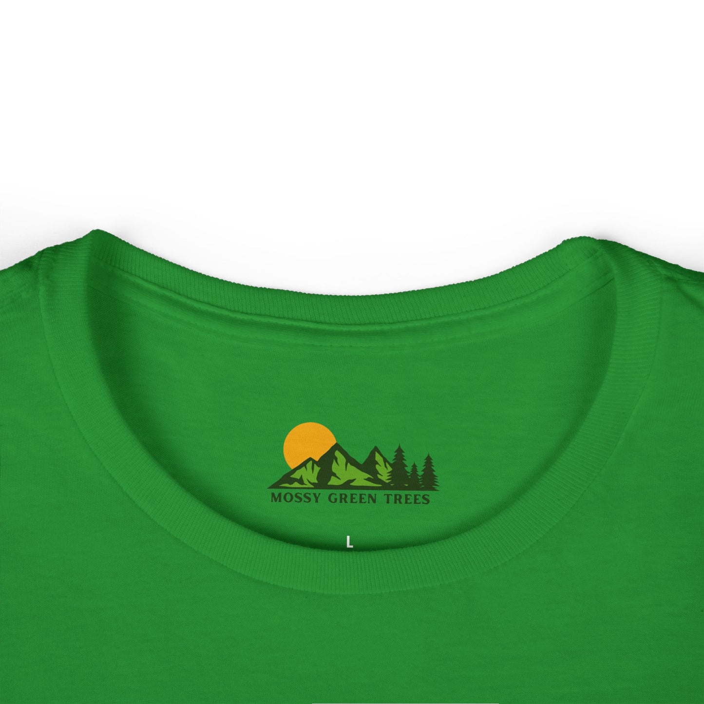 Women’s Mountain Landscape Tee — Retro Forest Graphic T-Shirt