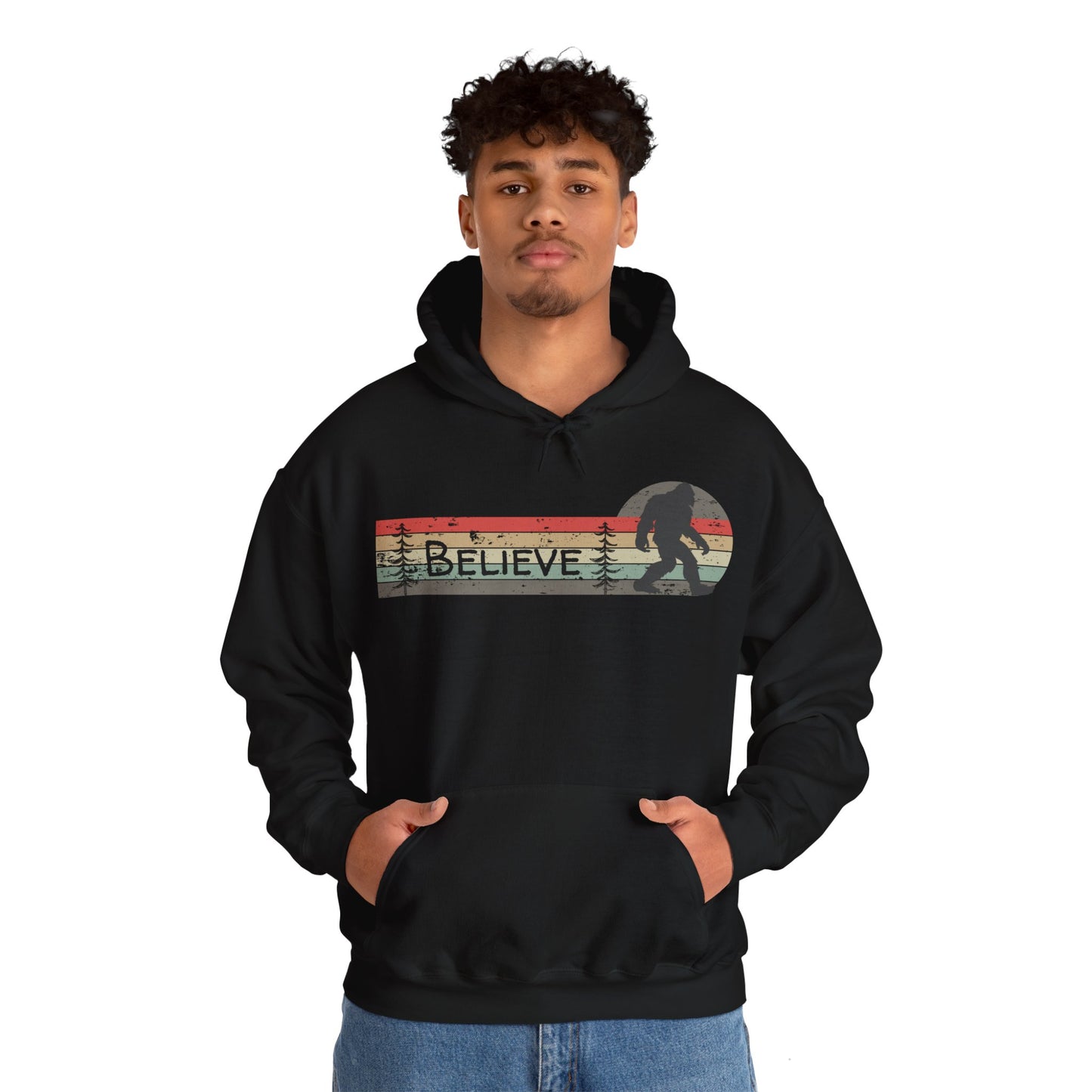 Bigfoot Believe Hooded Sweatshirt