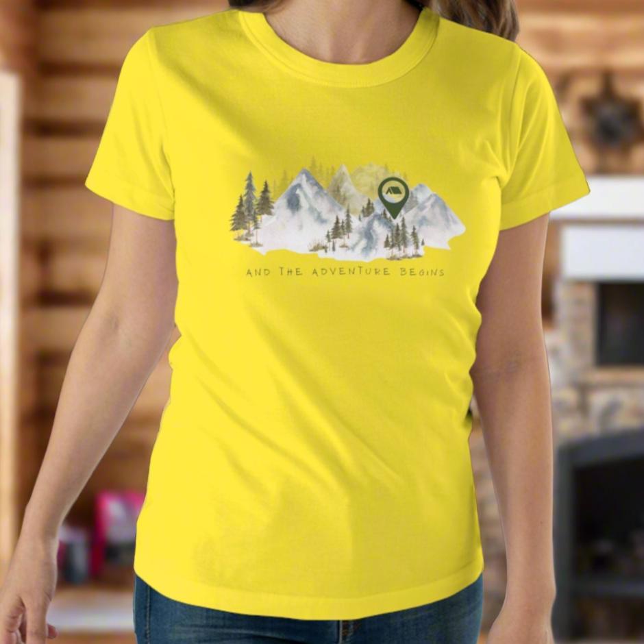 Adventure Begins - Women's T-shirt