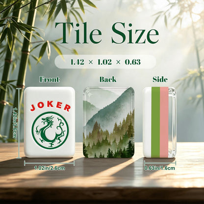 4 Layer Mahjong Tiles Set - Multiple Styles Available