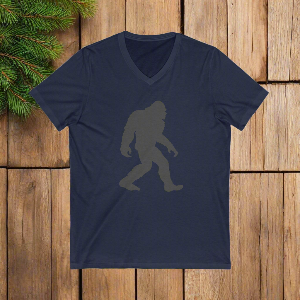 Bigfoot Women's V Neck T-shirt