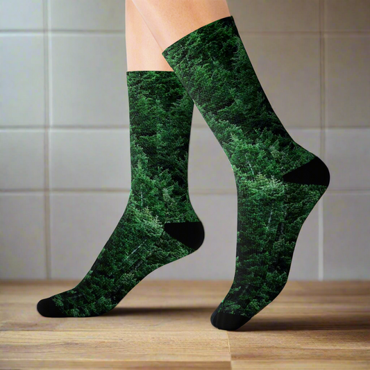 Forest Trees Sublimation Socks