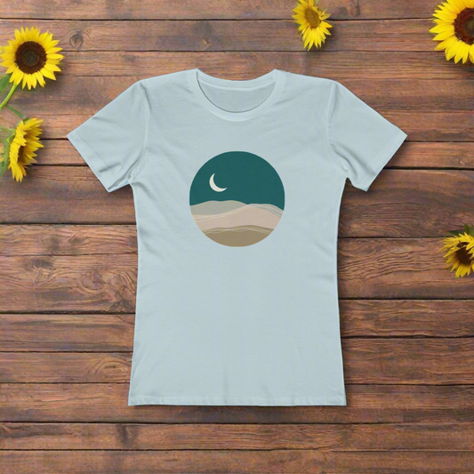 Sleeping Moon - The Boyfriend Tee for Women