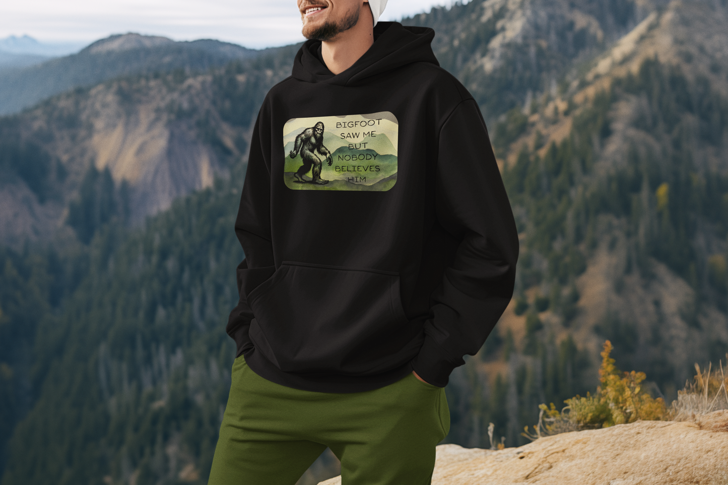 Bigfoot Saw Me -  Hooded Sweatshirt