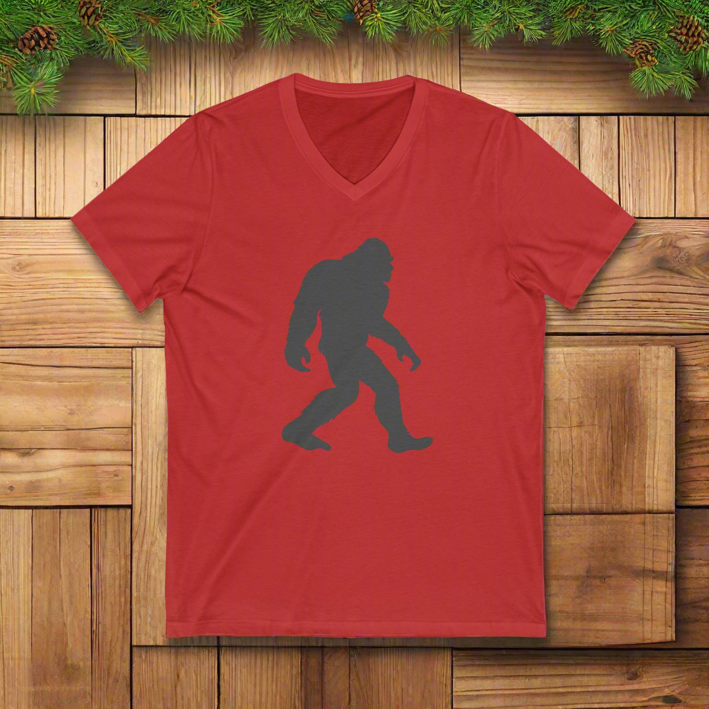 Bigfoot Women's V Neck T-shirt