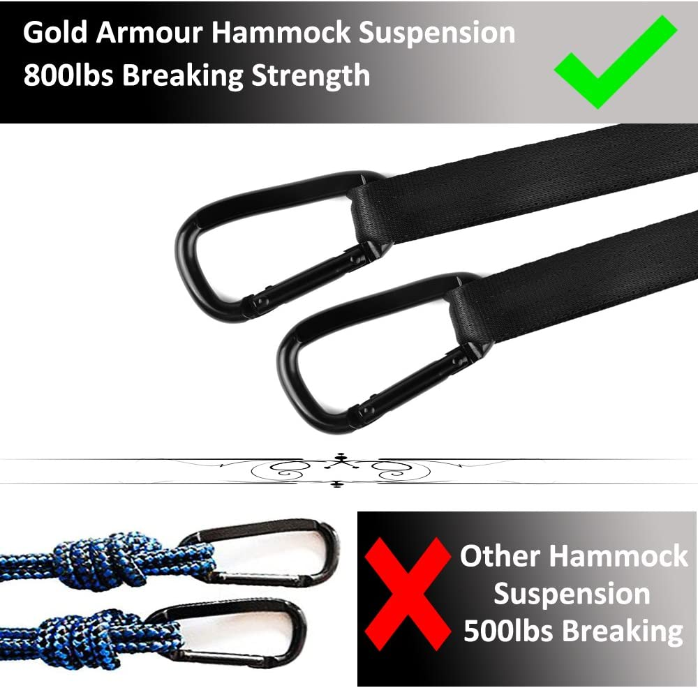 Camping Hammock - Portable Hammock Single Hammock Camping Accessories Gear for Outdoor, Indoor