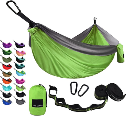 Camping Hammock - Portable Hammock Single Hammock Camping Accessories Gear for Outdoor, Indoor