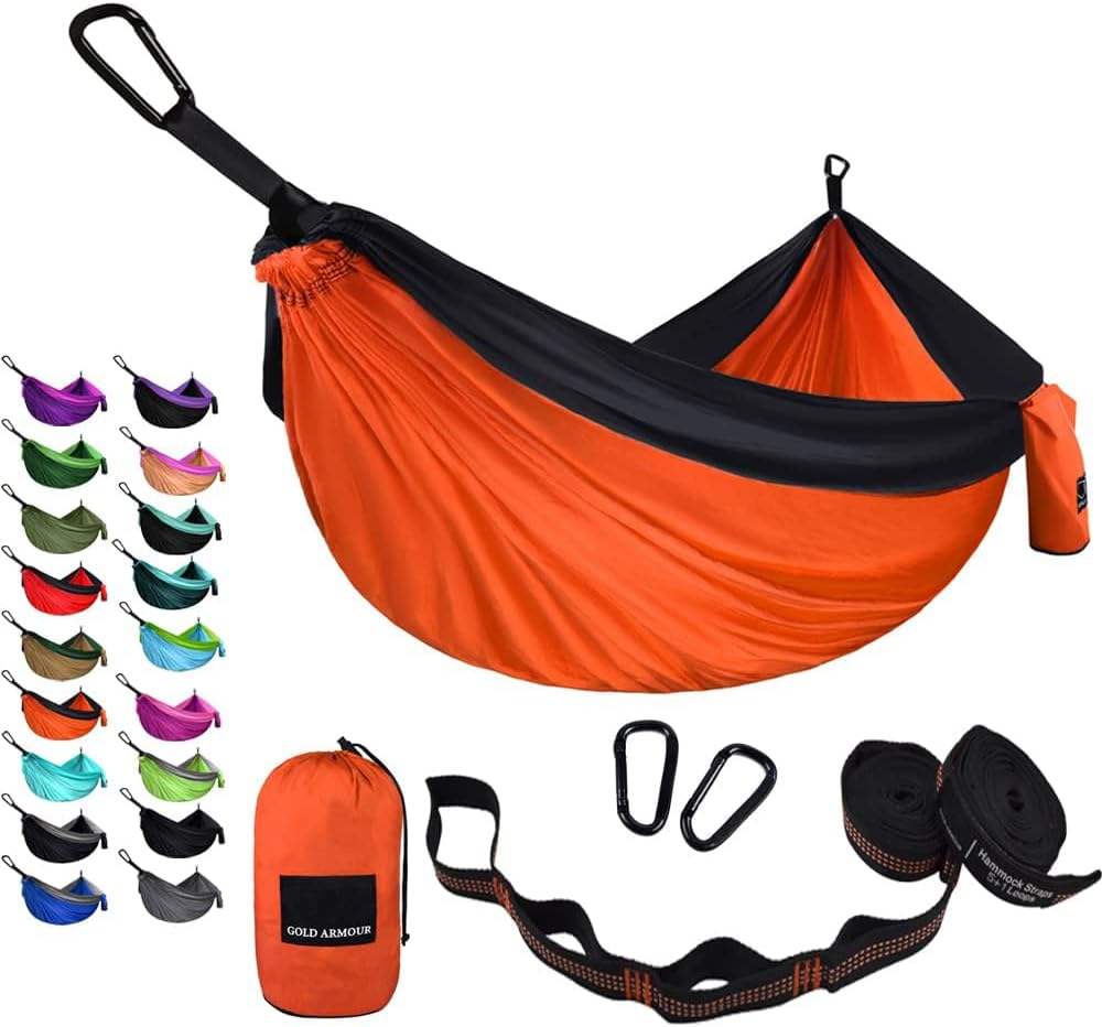 Camping Hammock - Portable Hammock Single Hammock Camping Accessories Gear for Outdoor, Indoor