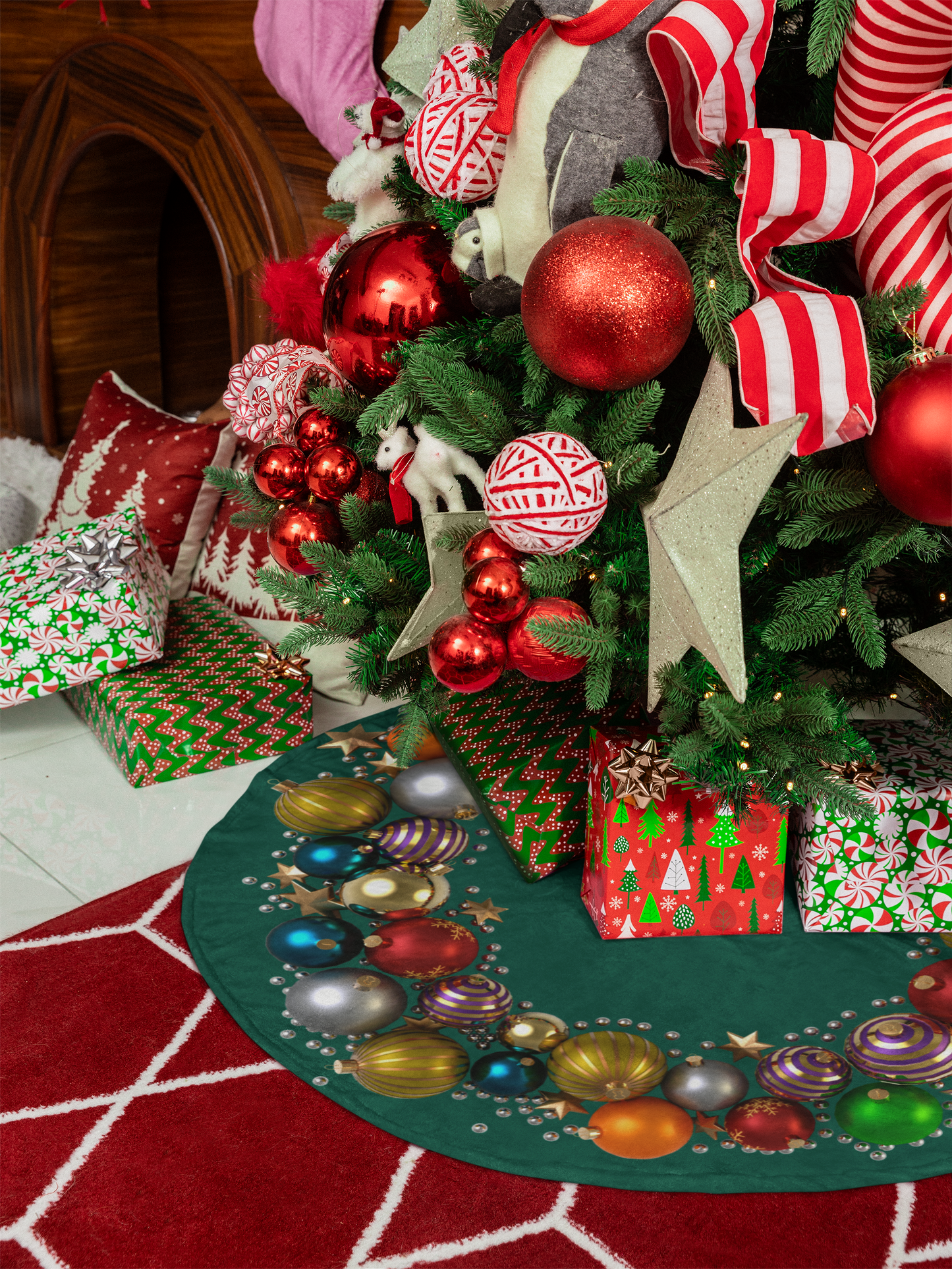 Christmas Tree Sparkle Skirt