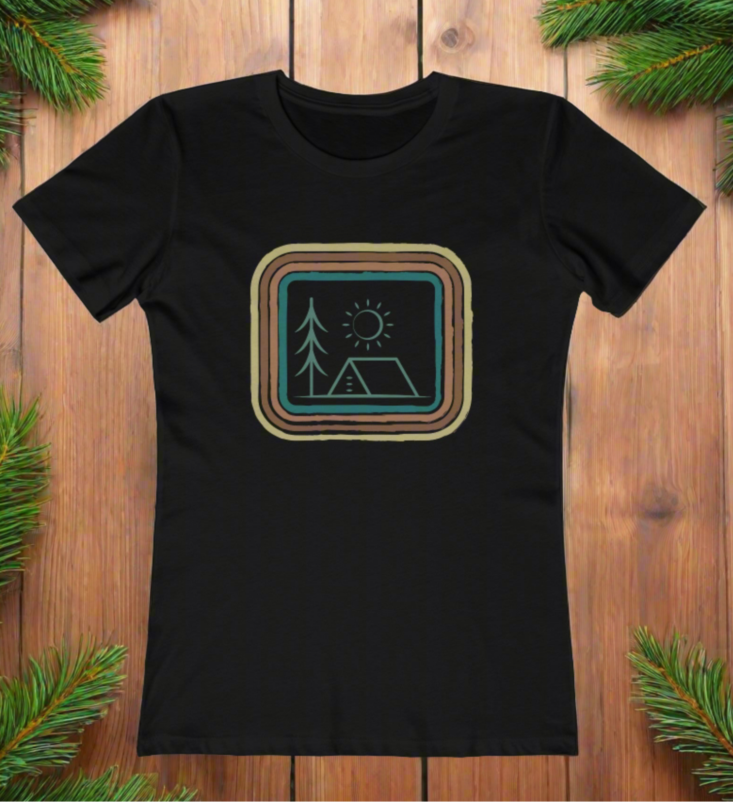 Camping Retro -  Tee for Women