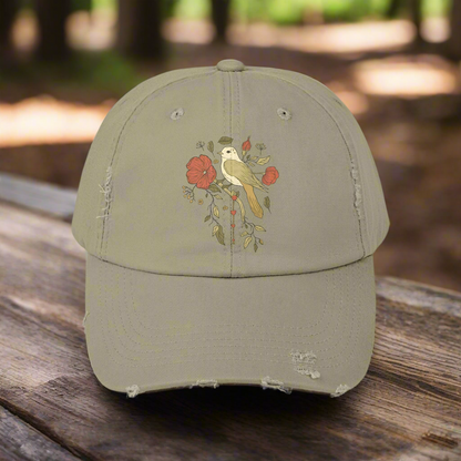 Hey Bird - Distressed Cap