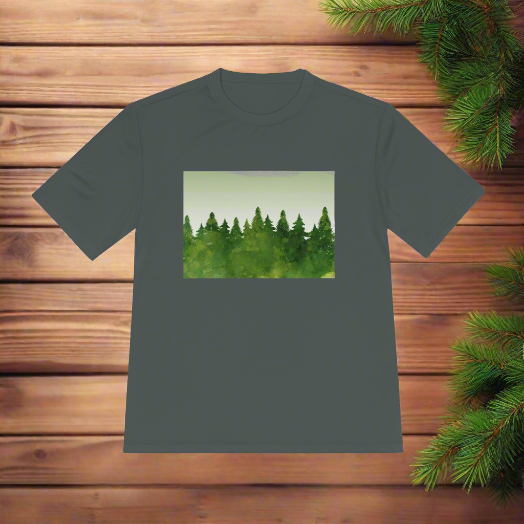 Green Mountain Unisex Moisture Wicking Tee