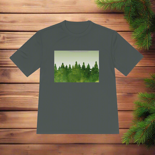 Green Mountain Unisex Moisture Wicking Tee