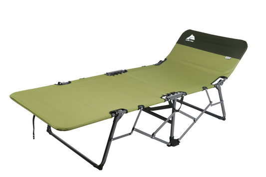 Adult Quick Fold Speedy Camp Cot, Green, 79"X 33" X 16"
