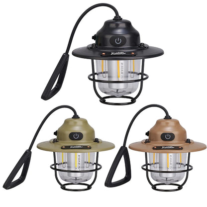 Mini LED Camping Lanterns- Type-C Rechargeable -Portable Hanging Lantern