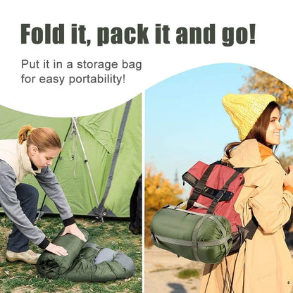 Camping Sleeping Bag - Ultralight, Waterproof, & 4 Season