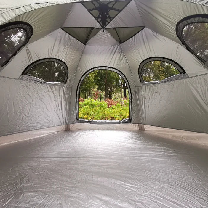 Outdoor Hexagonal Automatic Tent - Double-layer (3-4 People Camping)