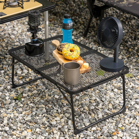 Mini Camping Mesh Folding Table