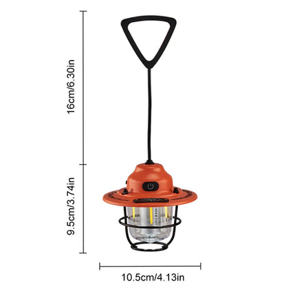 Mini LED Camping Lanterns- Type-C Rechargeable -Portable Hanging Lantern