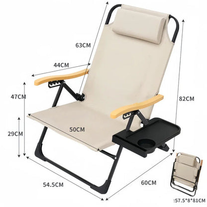 Angle Adjustable Camping Fishing Chair Journey Picnic Beach Chairs