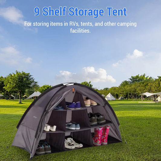 Outdoor Storage Tent Waterproof Compact and Portable Camping Storage