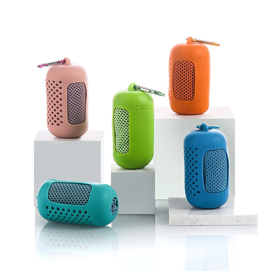 Outdoor Cooling Towel - with Silicone Case