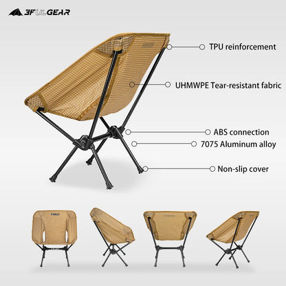 Moon Camping Chair - 3F UL GEAR, Portable & Folding