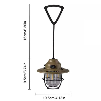 Mini LED Camping Lanterns- Type-C Rechargeable -Portable Hanging Lantern