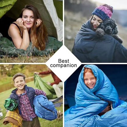 Camping Sleeping Bag - Ultralight, Waterproof, & 4 Season