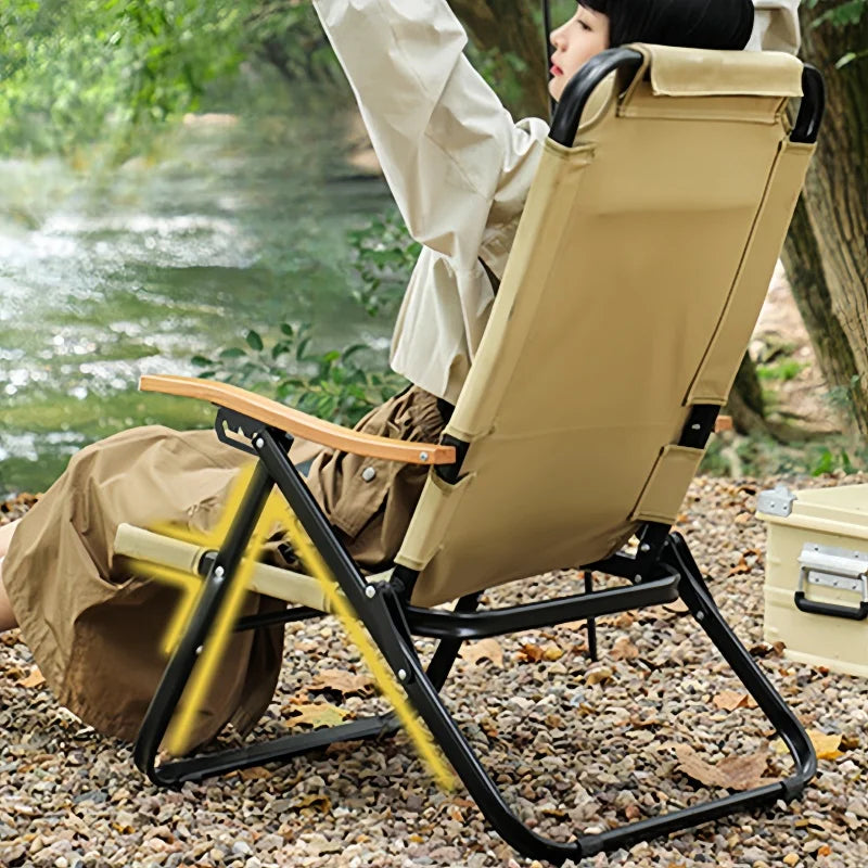 Angle Adjustable Camping Fishing Chair Journey Picnic Beach Chairs