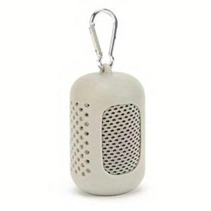 Cold Cooling Towel - Quick Drying with Circular Silicone Case