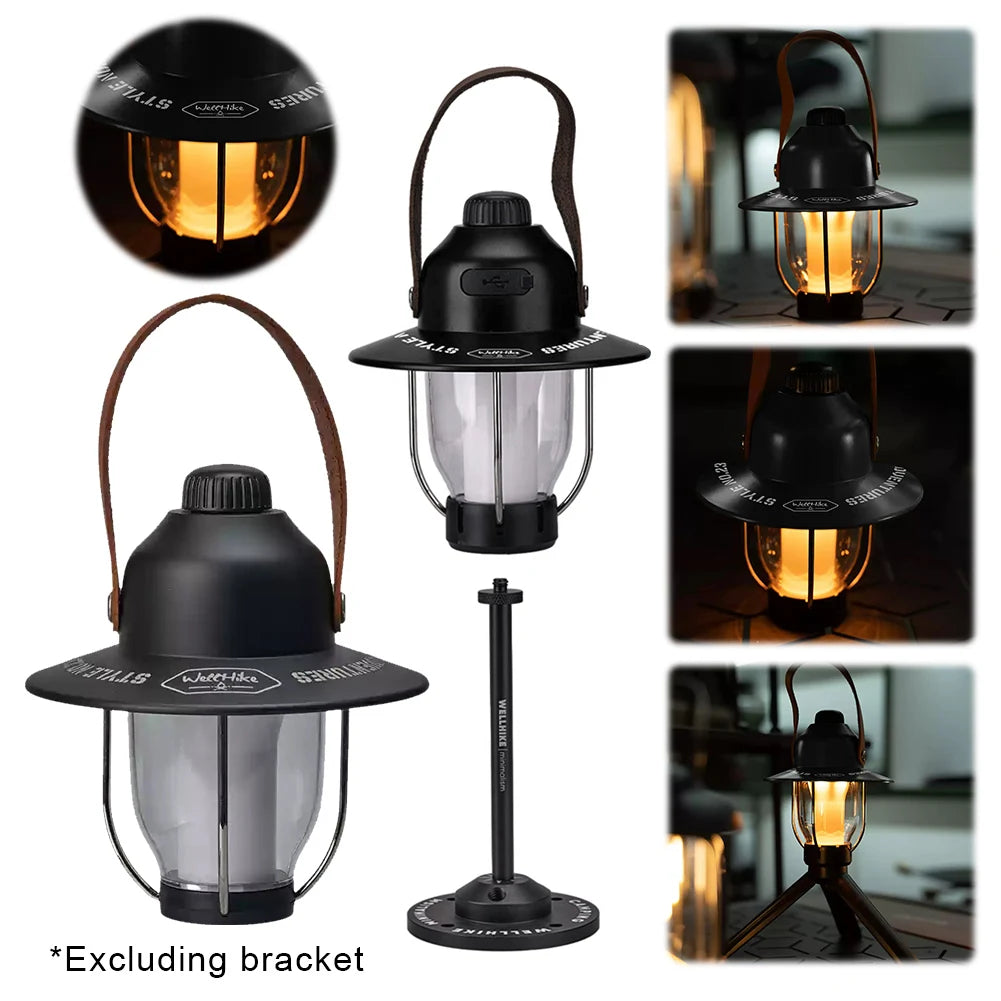 Camping Lantern Tent Light  - Rechargeable - Type-C Charging