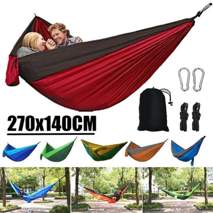 Single Person Portable Outdoor Camping Hammock With Nylon Color