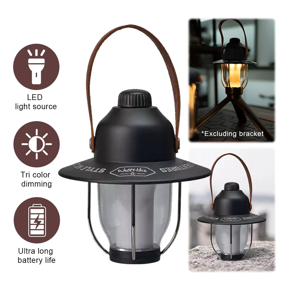 Camping Lantern Tent Light  - Rechargeable - Type-C Charging