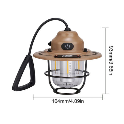 Mini LED Camping Lanterns- Type-C Rechargeable -Portable Hanging Lantern
