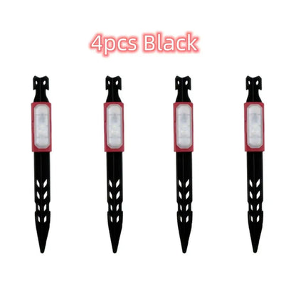 6/4/1 Pcs Tent Pegs With LED Lights Canopy Tent Stakes Nail Ground