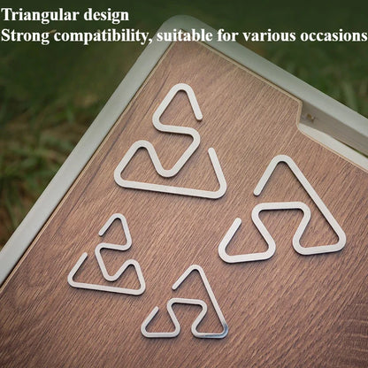 Outdoor Stainless Steel Camping Hook - Triangle 1pc