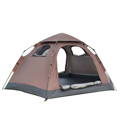 Outdoor Hexagonal Automatic Tent - Double-layer (3-4 People Camping)