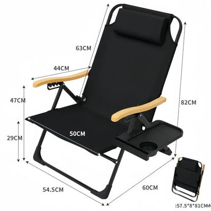 Angle Adjustable Camping Fishing Chair Journey Picnic Beach Chairs