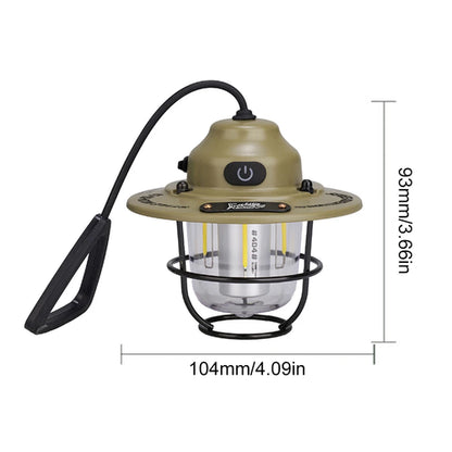 Mini LED Camping Lanterns- Type-C Rechargeable -Portable Hanging Lantern