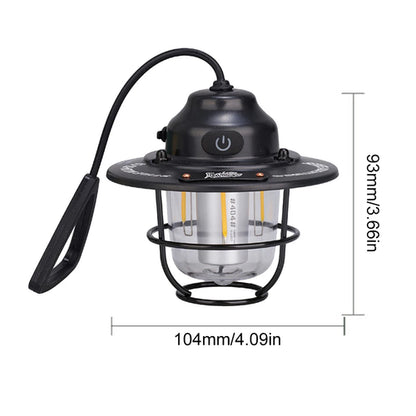 Mini LED Camping Lanterns- Type-C Rechargeable -Portable Hanging Lantern