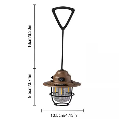 Mini LED Camping Lanterns- Type-C Rechargeable -Portable Hanging Lantern