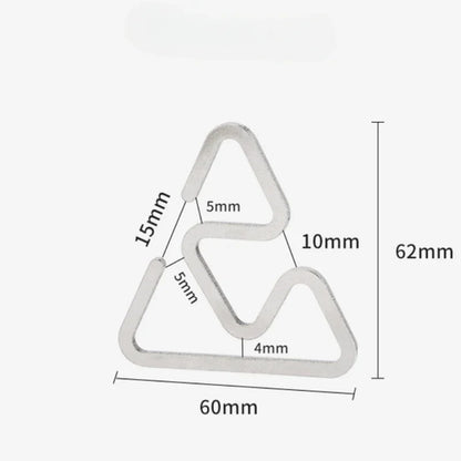 Outdoor Stainless Steel Camping Hook - Triangle 1pc
