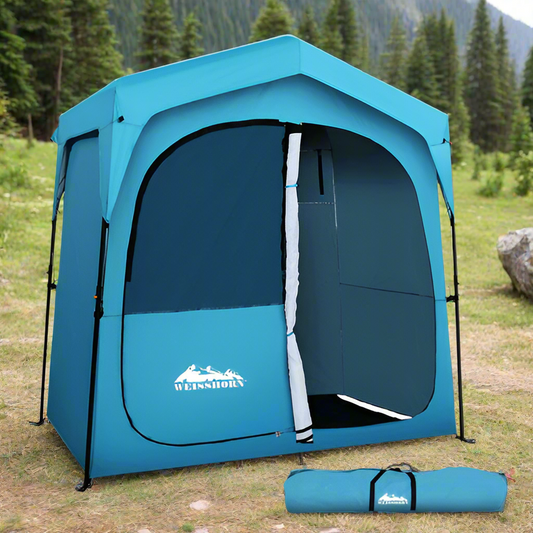 Weisshorn Double Camping Shower / Toilet Tent, Outdoor Fast Set Up Change