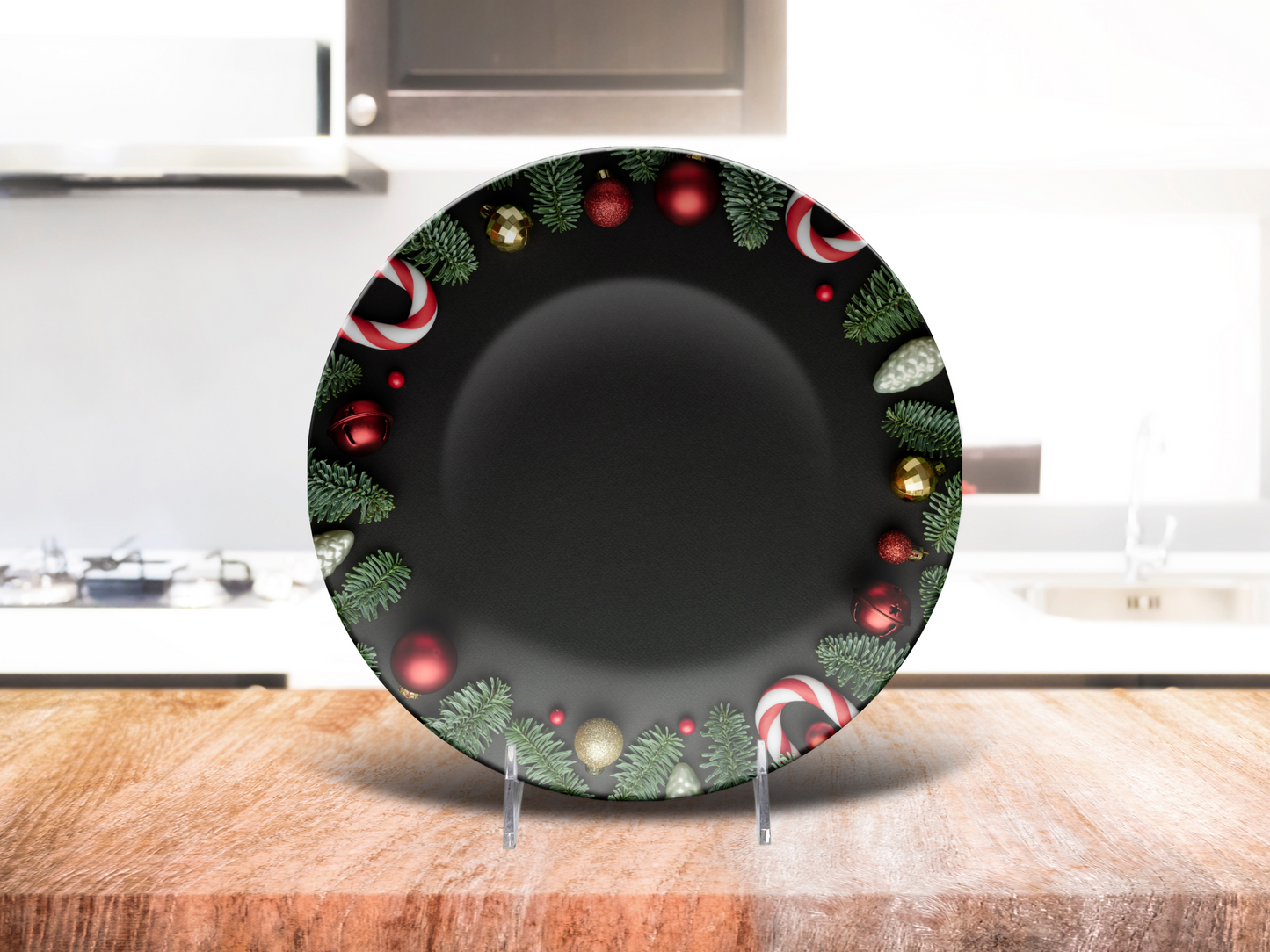 Candy Cane Plate