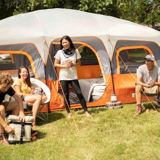 Large Multi Room Cabin Tent - 10 Person / 11 Person / 12 Person